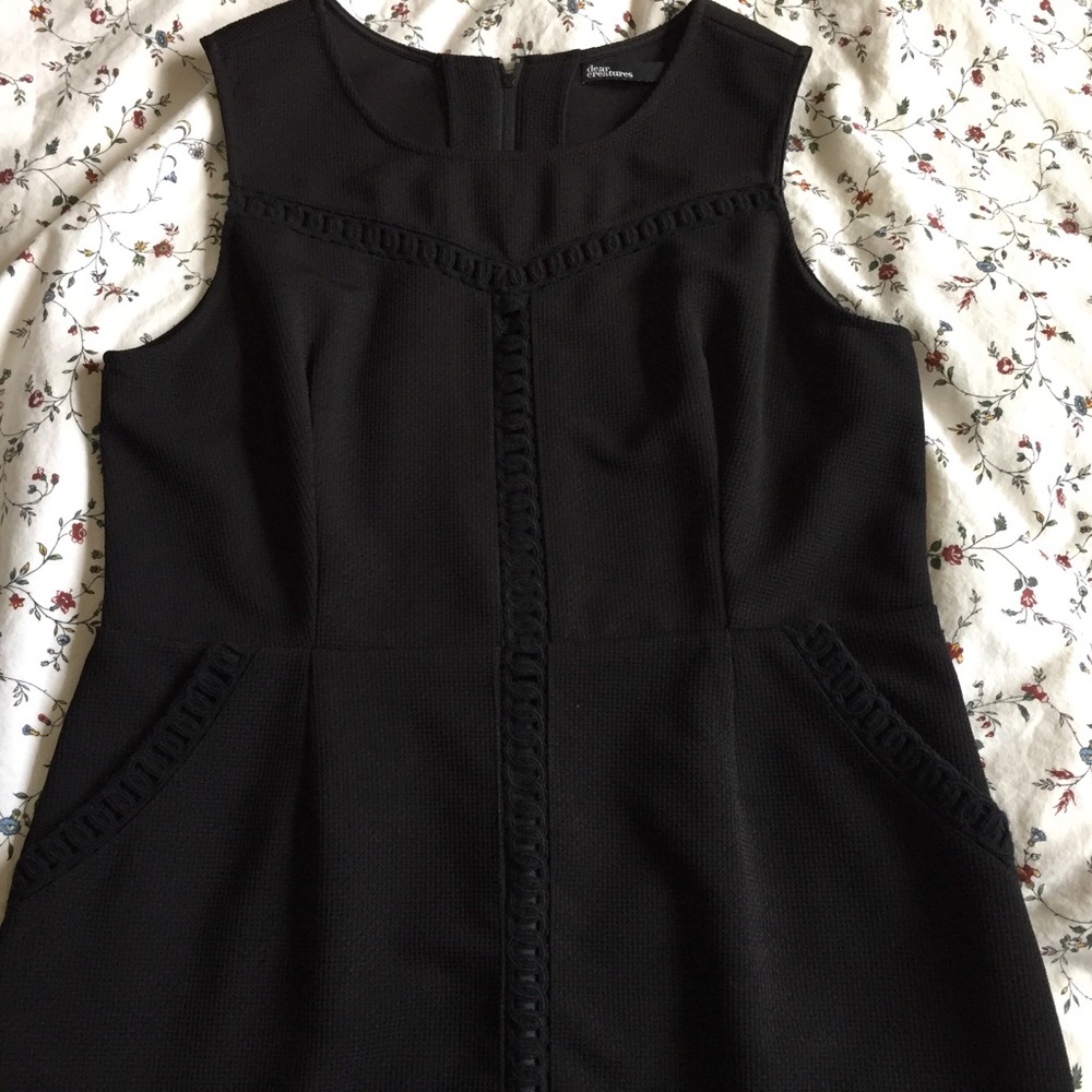 Dear Creatures Black Braid Dress